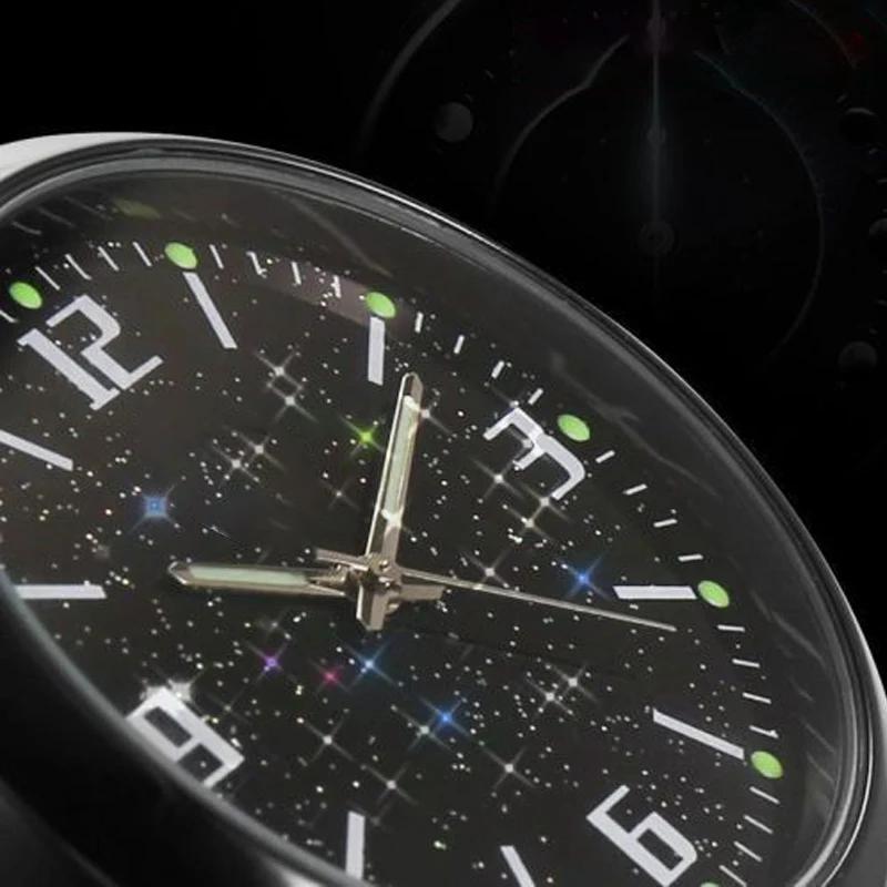 Новая наклейка на машину 2026 года, украшение для автомобиля, часы, модифицированный салон автомобиля, электронные кварцевые для Ford Mustang Bronco GT Mach 1 Ecoboo