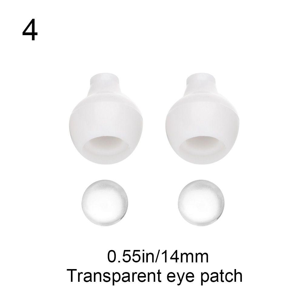 Quality Accessories DIY Acrylic Doll Eyes Eyeball Toy Transparent&Black Eye Patch Sticking Mud Clay