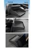 Toyota BZ3 Dashboard Organizer: Center Console, Screen, Rear Storage, and Tissue Holder.