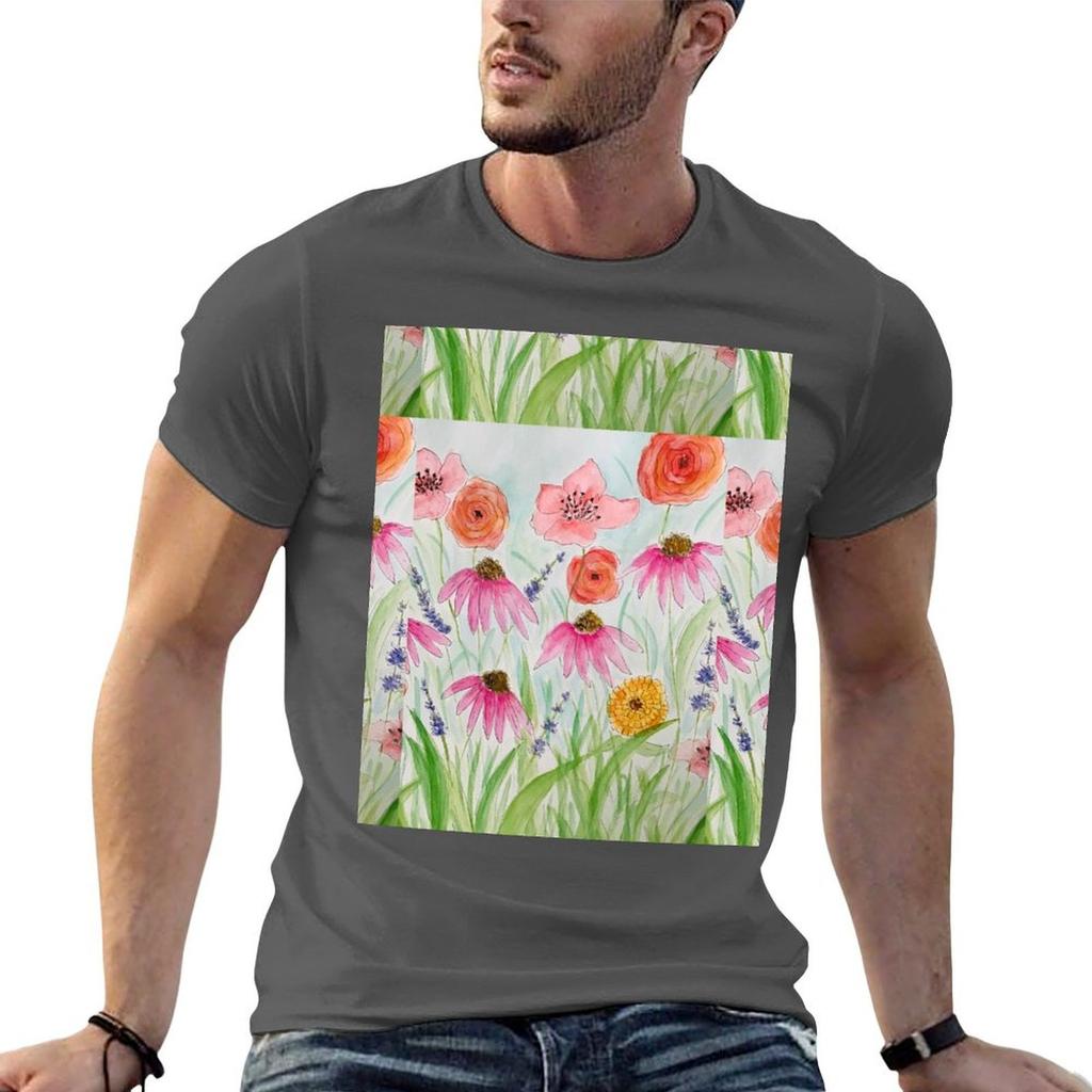 Wildflowers Tshirt Unisex T Shirt Cotton T Shirt Personalised T Shirts Designer Tshirt