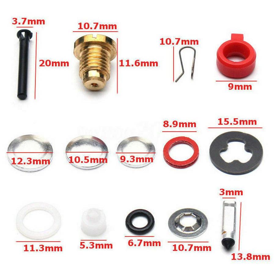 3 Set Scooter Carburetor Rebuild Repair Kit With Float For 65 70 75 HP
