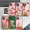 Анимированный чехол-клубничный торт S-Strawberry S-Shortcake для iPhone 17 16 15 16e 14 13 12 11 Pro Max Plus Чехол-обложка Coque