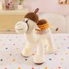 Cute cartoon camel plush toy doll, children's gift ornament, cute pet doll, creative soft and cute toy