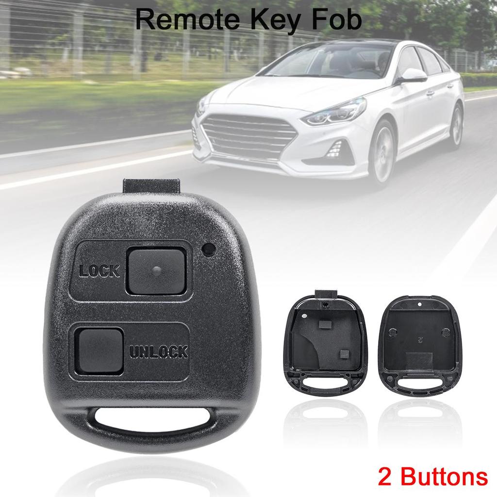 2/3 Buttons Remote Car Key Shell Case Fit for Toyota Camry Rav4 Corolla Prado Yaris Tarago Cruiser Land Lexus RX300 ES300 LS400 GX