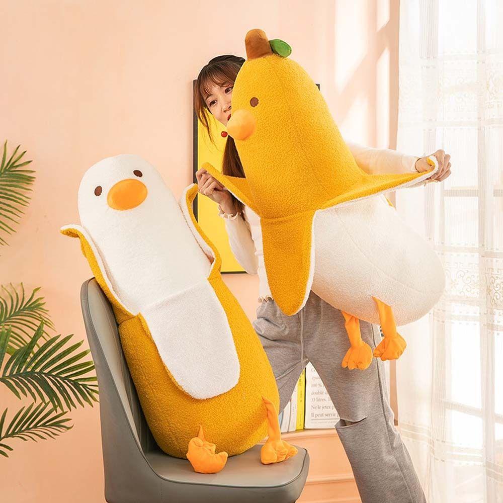 Plush Pillow Plush Plants Banana Stuffed Toys Stuffed Toys Duck Plush Doll Banana Duck Plush Toy