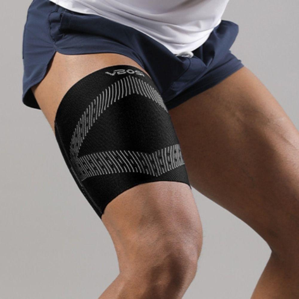 Compression Leg Guards Breathable Upper Leg Sleeves Thigh Sleeves Leg Support Running
