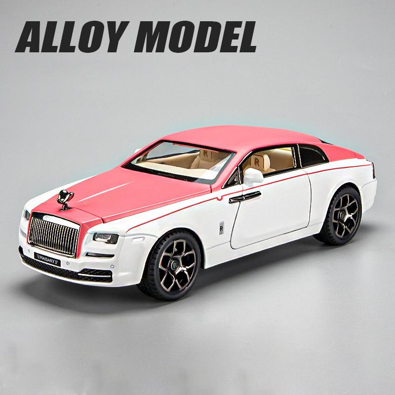 1/22 Масштаб Wraith, литая под давлением модель автомобиля, игрушечный автомобиль с откатным механизмом со звуком и светом для детей, коллекция подарков для мальчиков и девочек