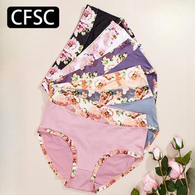 CFSC Женское нижнее белье больших размеров с цветочным принтом Нижнее белье