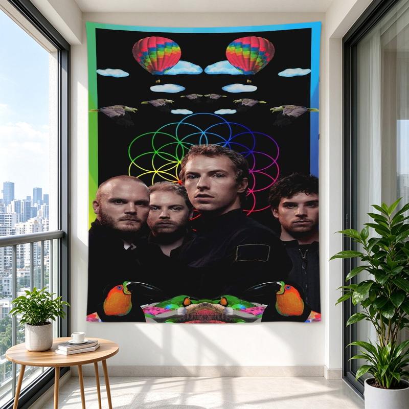 Coldplay Viva La Vida Eagle Album Wall Tapestry for Music Fans Bedroom Dorm Living Room Decor
