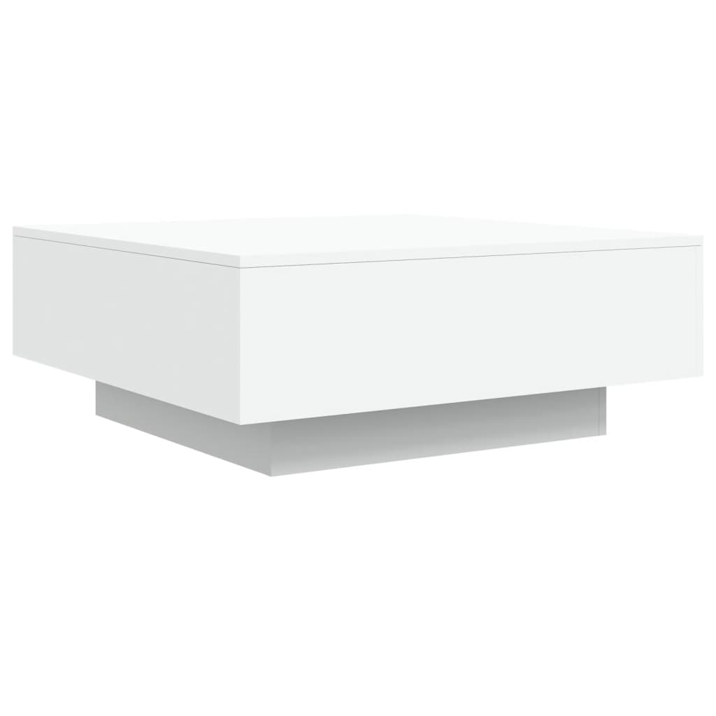 Coffee Table, White, 80x80x31 Cm, Chipboard