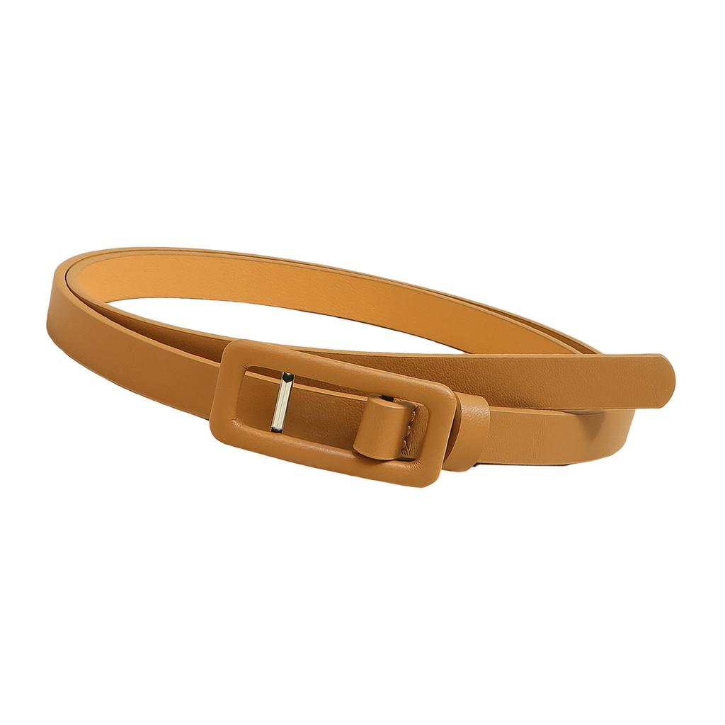 Стильный регулируемый пояс из искусственной кожи для женщин, легкий тонкий пояс для повседневного офисного дорожного наряда