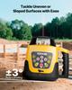 Rotary Laser Level Kit, Red Beam 300m Range Slope Adjustable 360-Degree Spinning Self Leveling, Flexible Scanning Angle & IP54 Waterproof, Accurate