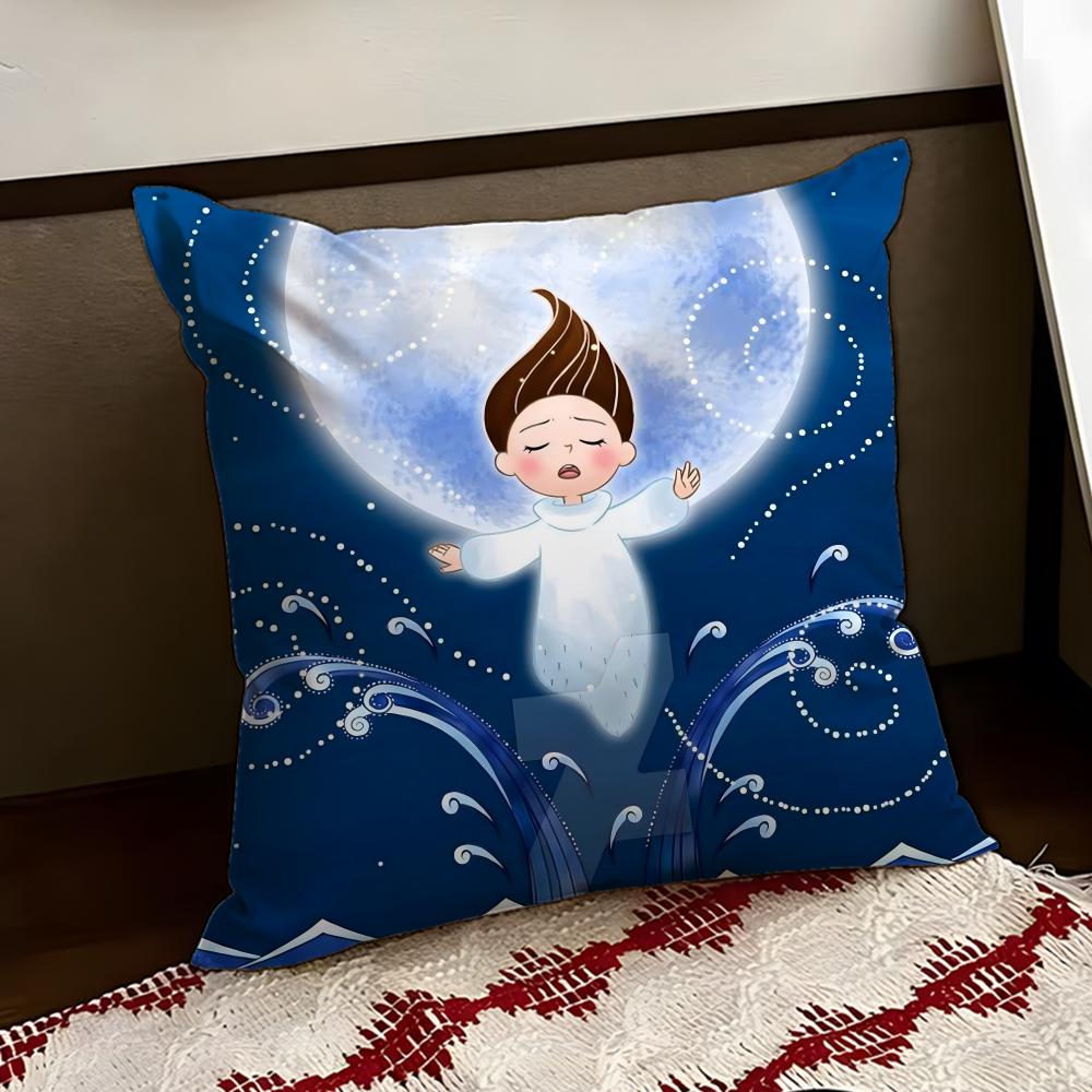 Ireland SSong of the Sea Cushion Cover Reversible Soft Durable Pillow Cover Home  Car MultiScene Use for Daily Comfort