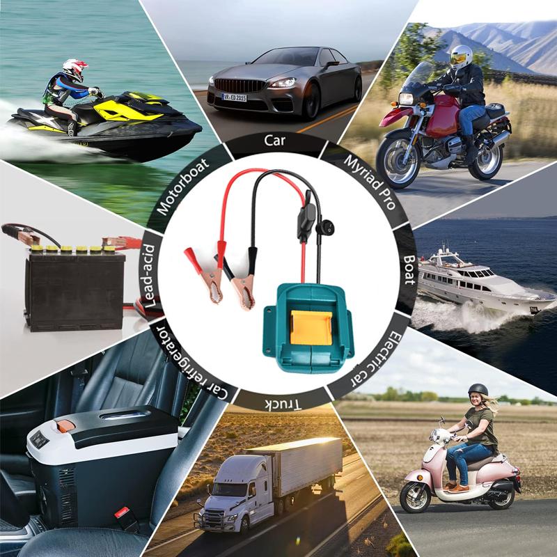 Аккумулятор Makita 18V Li-ion BL1850 Автомобильный пуско-зарядное устройство Аварийный бустер Стартерное устройство для транспортных средств