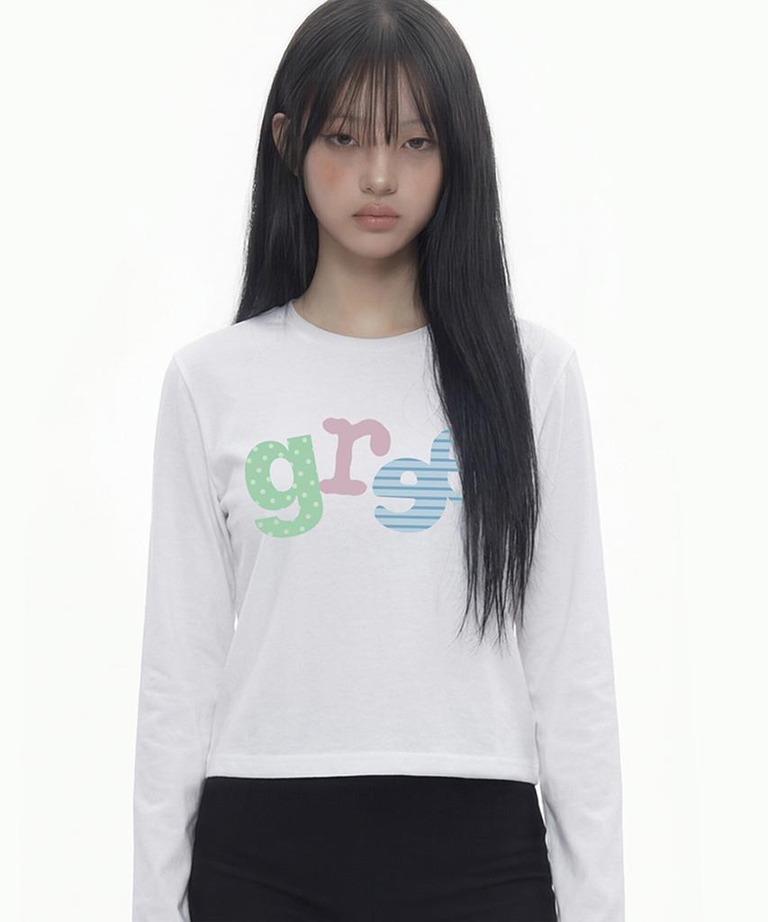 GRAVER [Unisex] Grae-S Spring Long Sleeve T-Shirt_White