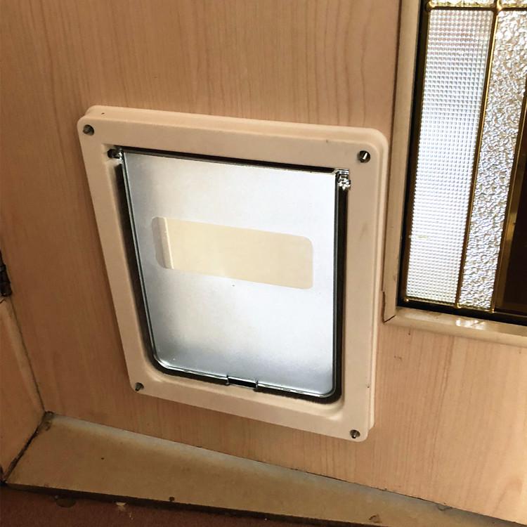 Golden Retriever Size Dog Door for Wooden, Glass, UPVC, and Security Doors - Safe Pet Entry & Exit