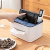 Tissue Paper Box with Storage Compartments Large Capacity Easy To Install Desktop Storage Organizer Remote Holder