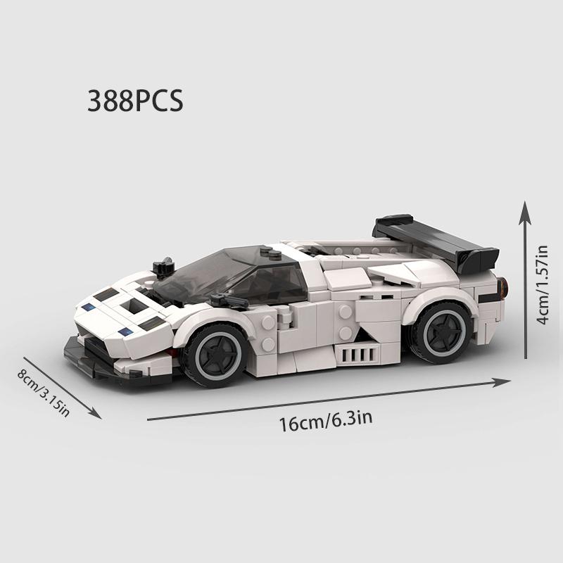 MOC Скоростной Спортивный F1 Городской Гоночный Автомобиль AE86 Строительные Блоки Кирпичное Транспортное Средство Суперкар Форсаж1 MK4 Supra Детские Игрушки Мальчик