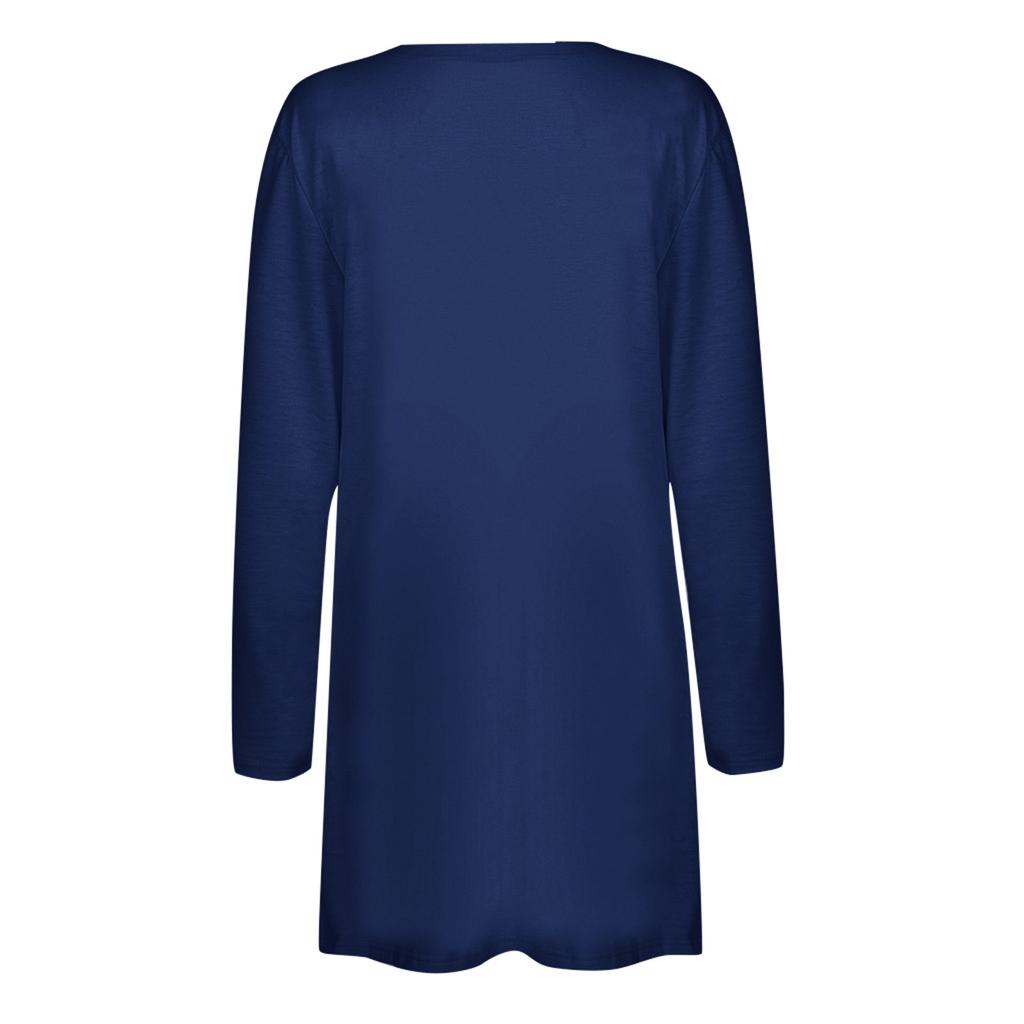 Модные женские однотонные топы с длинными рукавами и карманами, кардиган, куртка