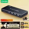 BIYAS HDMI 2.1 KVM-переключатель 2 в 1 с USB-sharing