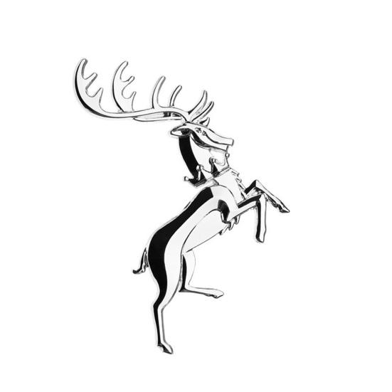 Стильная наклейка с эмблемой, гальваническая, съемная, декоративная