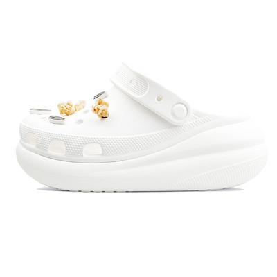 Кроксы Crush Clog EVA Popcorn Puff Обувь Повседневная и Удобная Обувь с Отверстиями Унисекс Белый