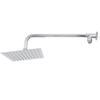 G1/2in Thread Wall Mounted Stainless Steel 8in Rainfall Showerhead Top Spray Shower Head Bathroom