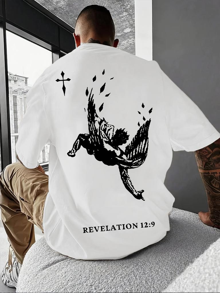 Summer 100 Cotton Mens Tshirt for Daily Outdoor Sports and Casual Wear with Breathable Short Sleeves