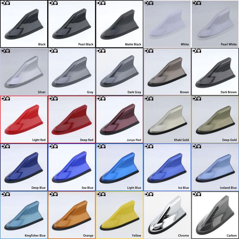 Универсальная модифицированная силиконовая антенна «Акулий плавник» с усилением радиосигнала и отделкой «рояльная краска»