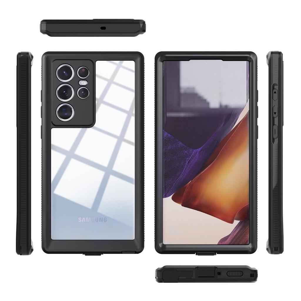 Красный перец Samsung S22 Ultra Водонепроницаемый Ударопрочный Прозрачный Чехол для телефона