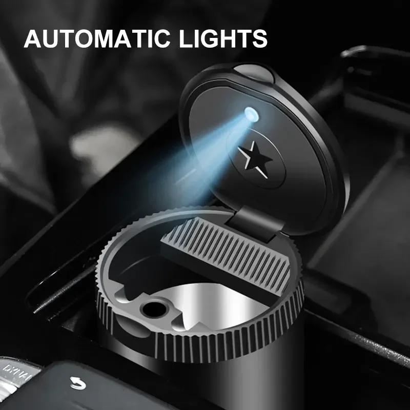 For Honda New Portable Car LED Automobile Ashtray Car Accessories For Honda CBR300RR CBR600RR CBR1000RR CBR500R CBR650F VFR800 V