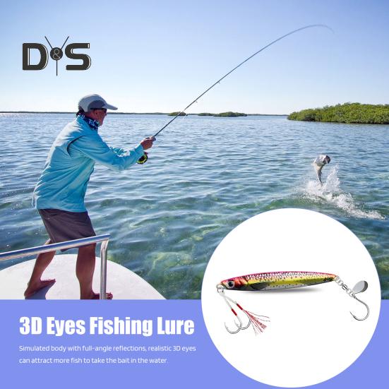 10,5 см/40 г приманка для джиговой рыбалки с острым крючком, реалистичная светящаяся быстро тонущая бионическая искусственная приманка, аксессуары для пресноводной и морской рыбалки