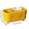 Plastic Tissue Holder Kawaii Paper Storage Box Cute Cheese Tissue Box  Office