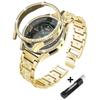 Metal Strap with Case for Samsung Galaxy Watch4 5 6 7 40mm 44mm Band Woman Stainless Steel Diamond