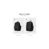 SEAFEW Women's Backpack, Large Capacity, Town Backpack, Business Backpack, Black, Black Canvas,