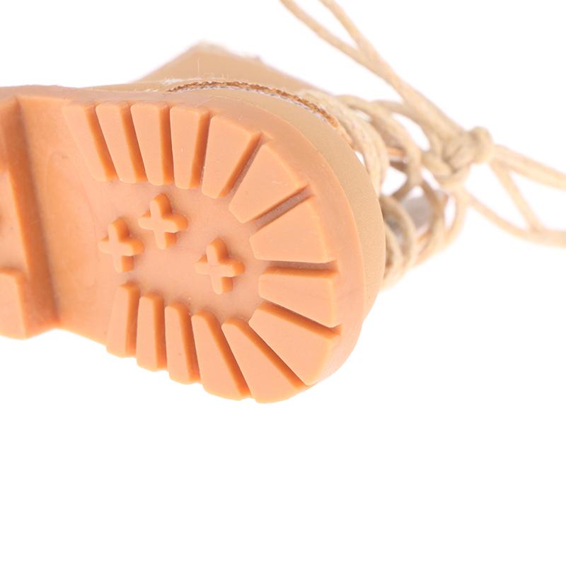 1Pair 1/6 Dolls Shoes Martin Boots Diy Mini Shoes For Doll Accessories Toys