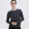 GIOVANNI VALENTINO Women's Beaded 100% Wool Crew Neck Sweater