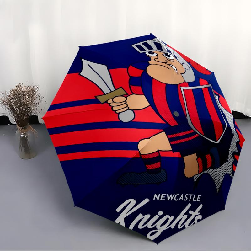 Knights Fashionable Automatic Opening/Closing Folding Umbrella. Portable and Foldable, Ideal for Gift, Travel, and Daily Use.