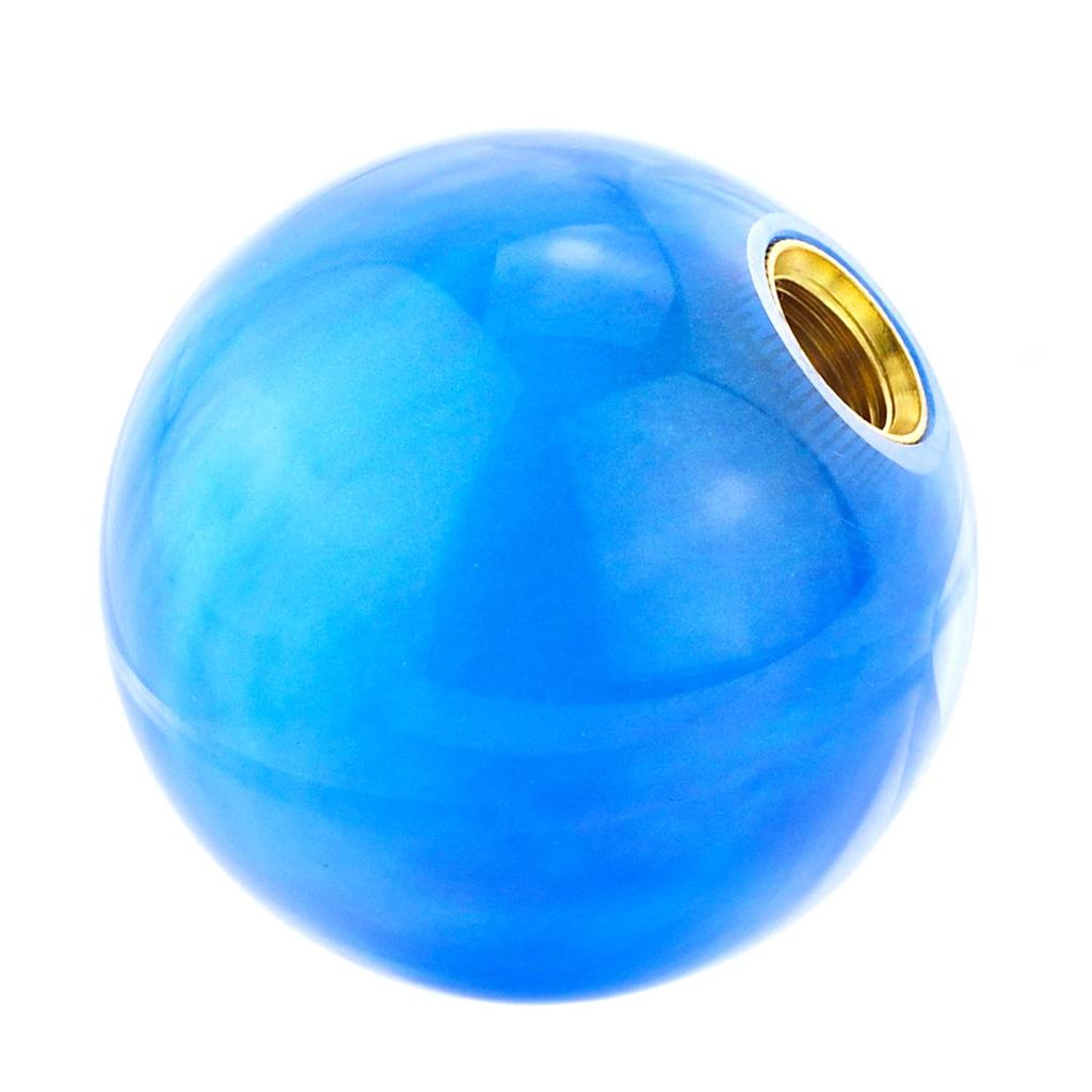 Abfer Ручка рычага переключения передач в форме шара из смолы для автоматического/механического автомобиля, универсальные автомобильные аксессуары, интерьер (синий)