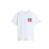 T-Shirt Round Neck Letter Print Short Sleeve Kids Tops White VN000GDGWHT