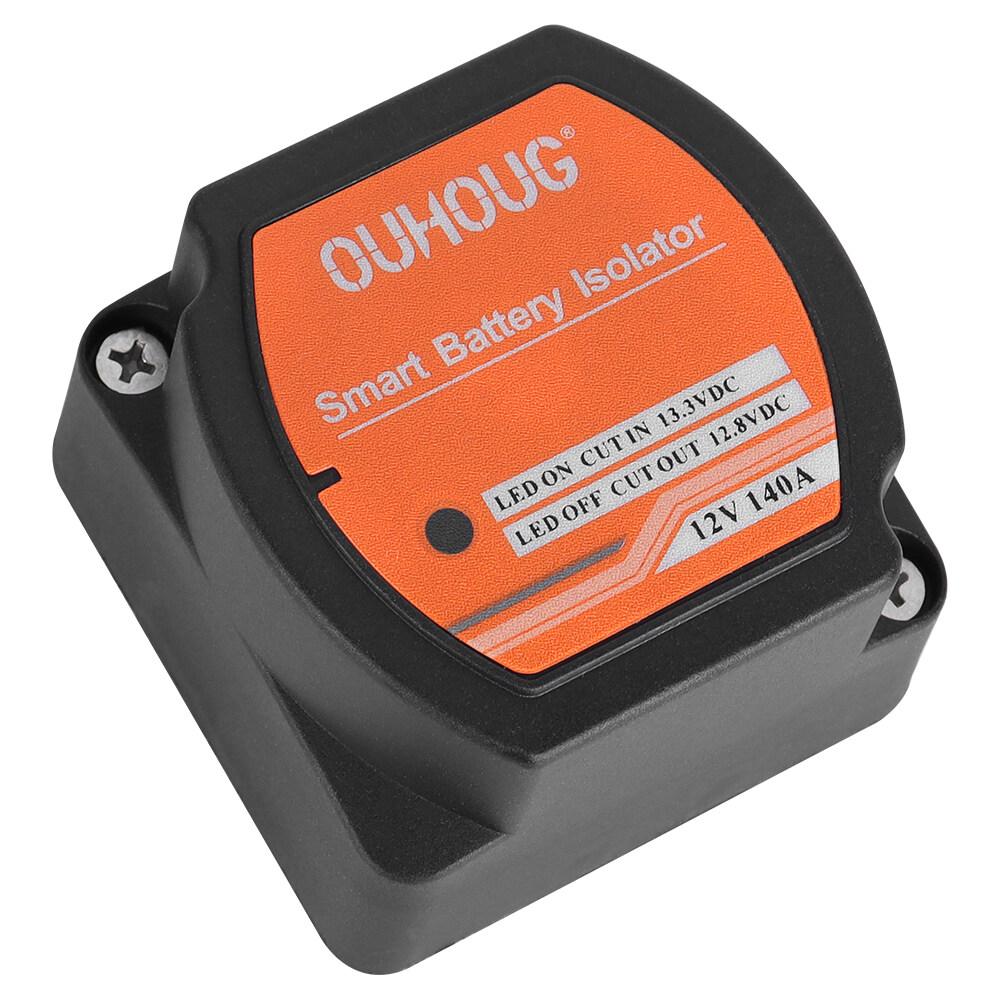 Voltage Sensitive Split Charge Relay Set 12V AMP VSR 110Amp for Camper Car RV Yacht Steamer Smart 2 Battery Bank Isolator Charge