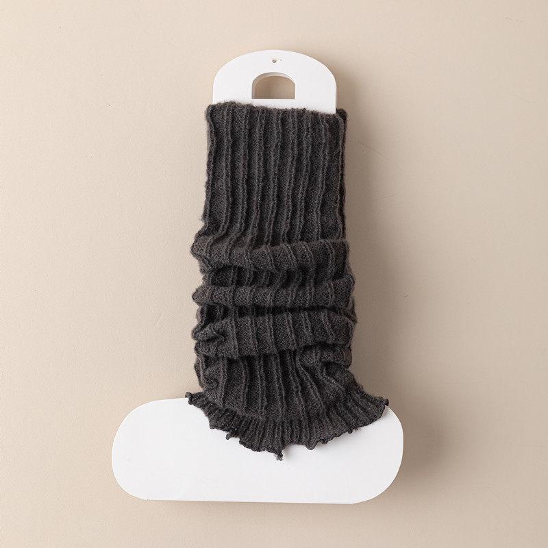 Женские белые вязаные носки-чулки для весны/осени, средней высоты до середины икры, в школьном стиле JK, идеально подходят к кожаной обуви