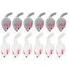 12 Pack Cat Mouse Toy Furry Interactive Play Mouse Toy for Indoor Cats and Kittens