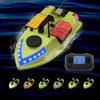 GPS RC Bait Boat 600M Wireless Remote Control Fishing Bait Boat Fishing Feeder Boat with 3 Bait
