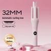 Автоматическая плойка 32 мм: Долговечный, Безопасный для волос, Технология отрицательных ионов для студентов и общежитий.