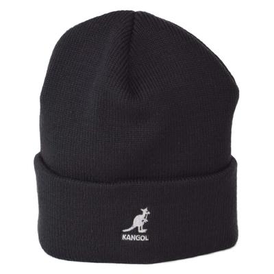 Вязаная шапка с логотипом Kangol Черный x (01 Серебро)