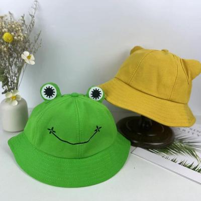 Женская милая шляпа от солнца с лягушкой - Модная панама на весну/лето