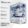 Корпус Valkyrie VK03 ATX Белый - 6,2-дюймовый сенсорный экран, Панорамный вид на море, Прозрачная боковая панель, 360° Водяное охлаждение