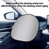 Steering Wheel Sun Shade Cover Fits All SUVs, Trucks & Cars Auto Steering Covers Interior Accessories For Parking Driving Travel