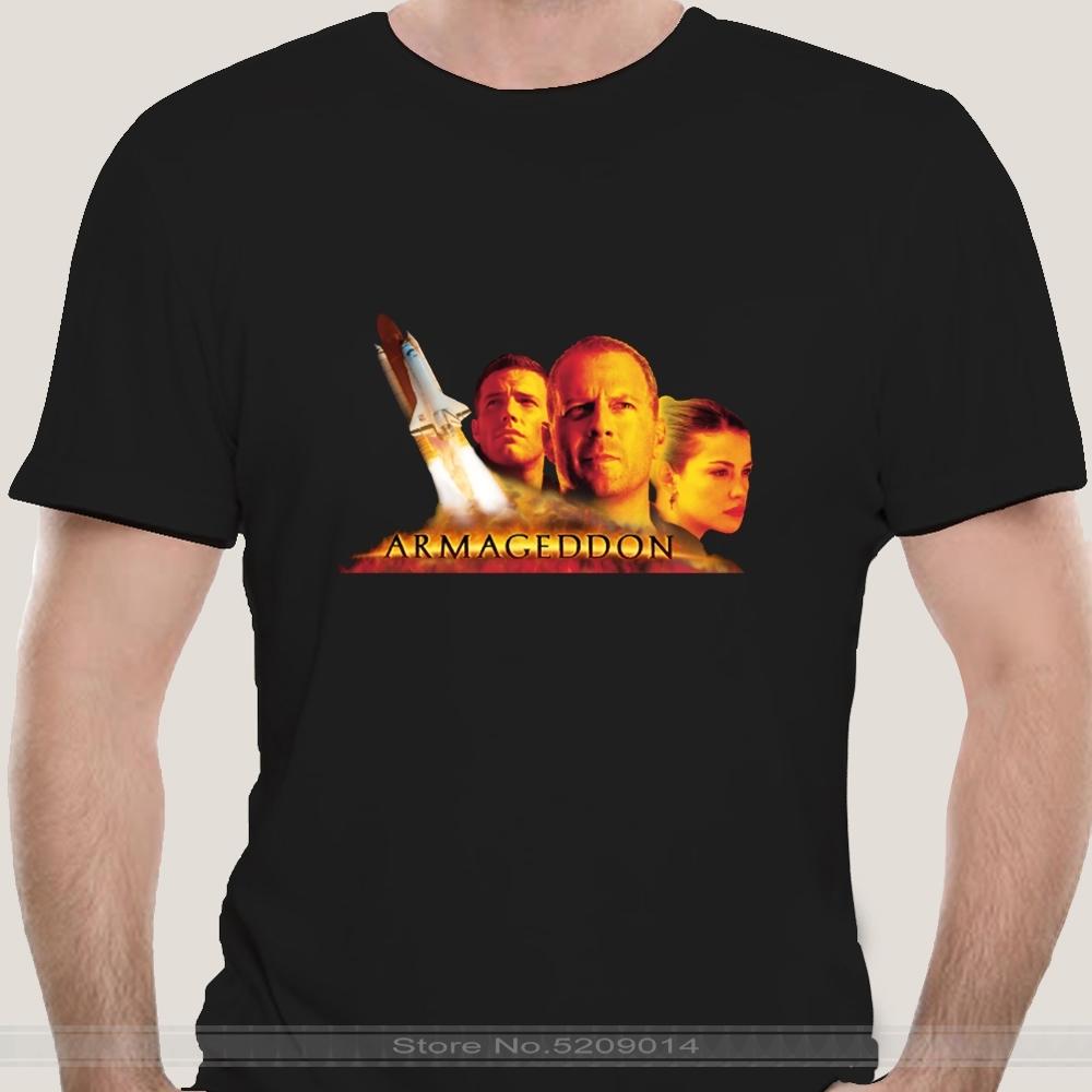 cotton tshirt men summer fashion tshirt euro size Armageddon Movie 100 Cotton Mens T Shirt